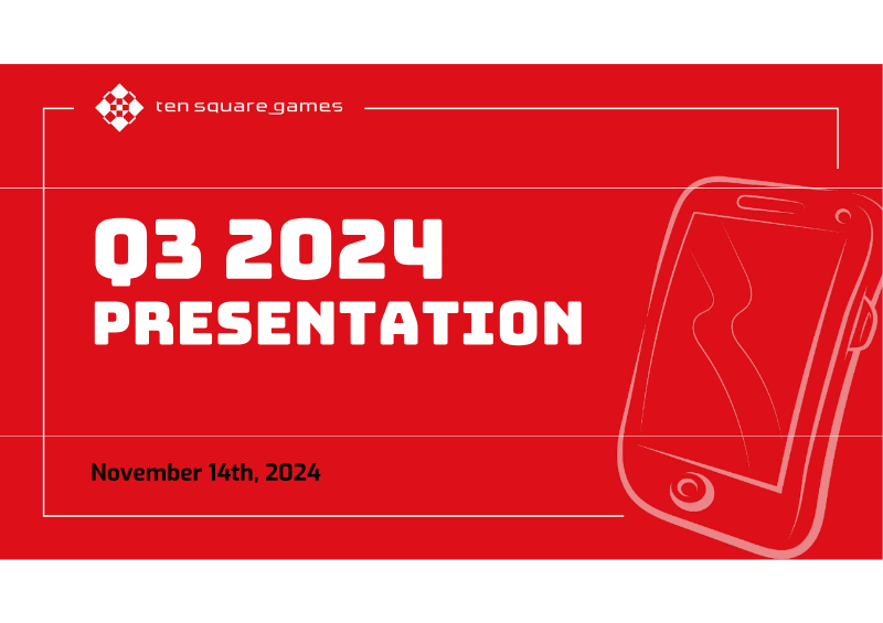 Cover of Ten Square Games Q3 2024 Presentation