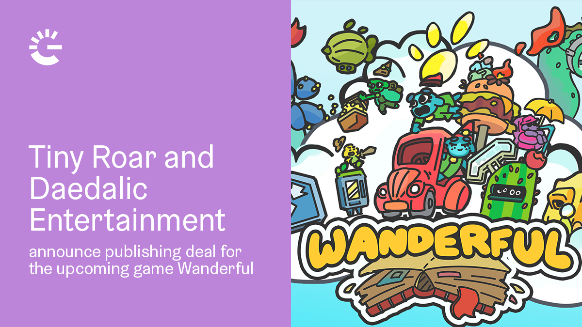 Cover of From Prototype Funding to a Publishing Deal: Tiny Roar and Daedalic Entertainment Partner for Wanderful
