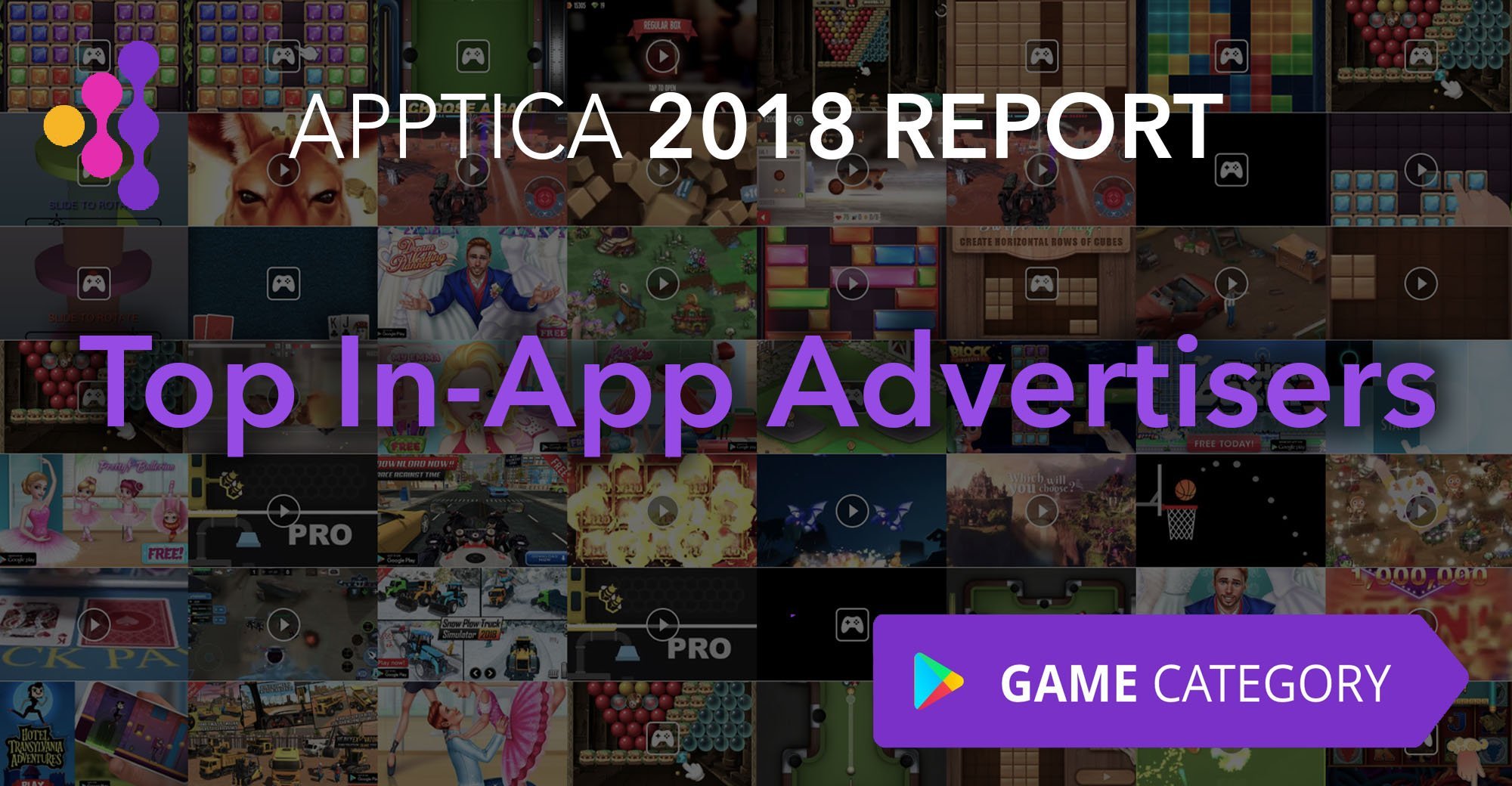 Cover of Best of Casual: Apptica Report on Top Advertisers 2018
