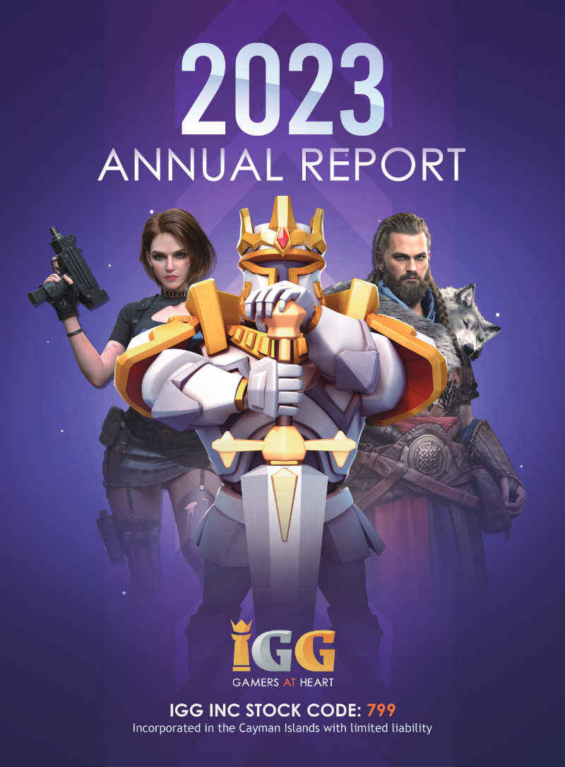 Cover of IGG Inc. Annual Report 2023