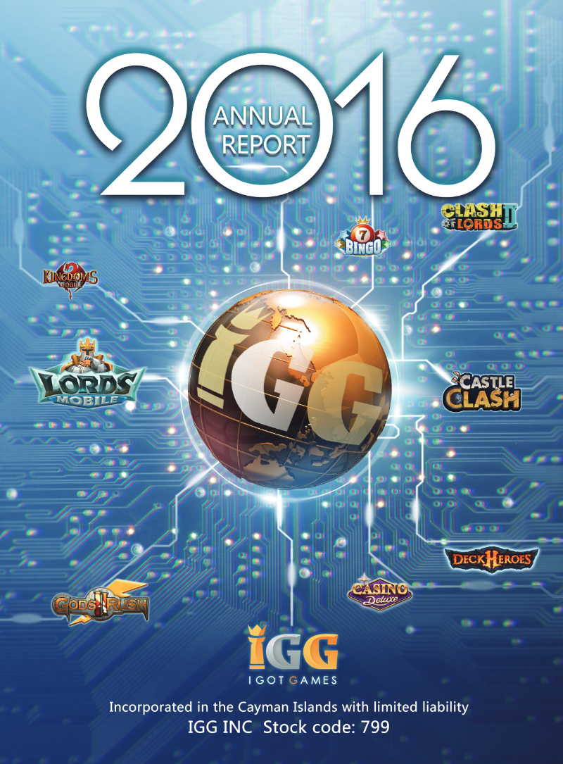 Cover of IGG Annual Report 2016