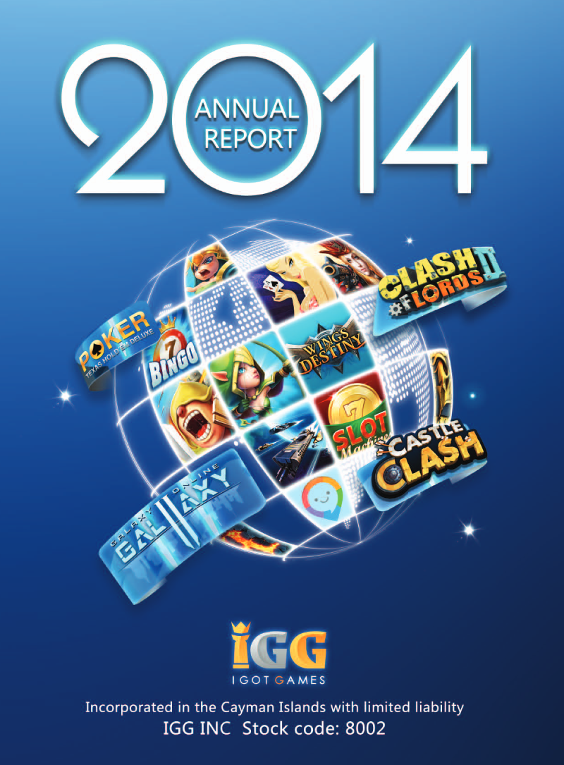 Cover of Annual Report 2014: IGG