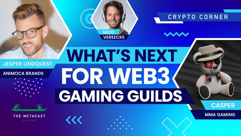 Cover of What's Next For Play-To-Earn Gaming Guilds? - The Metacast by Naavik