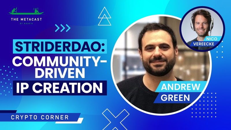 Cover of StriderDAO : Community-Driven IP Creation - The Metacast by Naavik