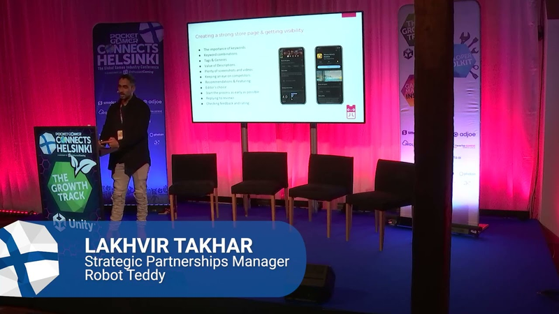 Cover of Porting Successful PC Indie Titles to Mobile - Lakhvir Takhar, Robot Teddy