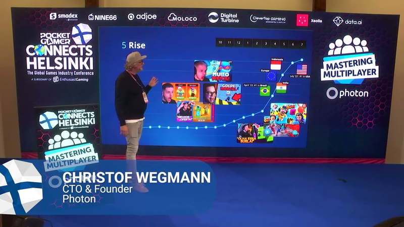 Cover of Stumbling Into a Multiplayer Hit Downloaded 2 Million Times per Day - Christof Wegmann, Photon.