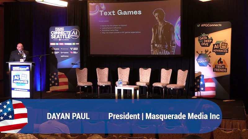 Cover of Session: AI Characters in Video Games, Dayan Paul, Masquerade Media Inc