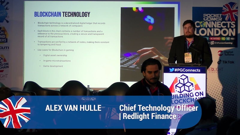 Cover of Keynote: Blockchain Technologies in the Gaming Industry - Alex Van Hulle, CTO, Redlight Finance.