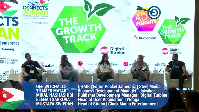 Cover of Panel: Growing Strong - Lessons in Levelling Up Your Games Audience & Maintaining a Strong User Base