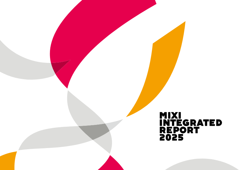 Cover of MIXI Group Integrated Report 2025