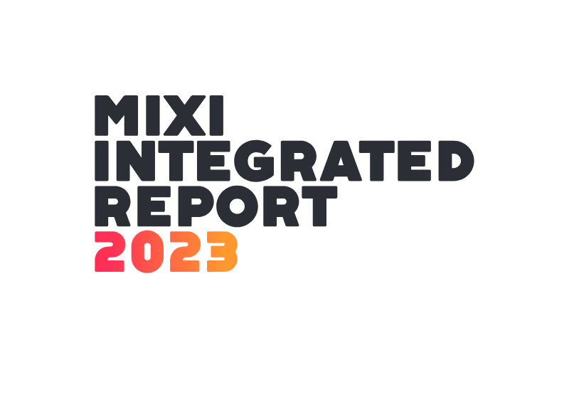 Cover of MIXI Group Integrated Report 2023