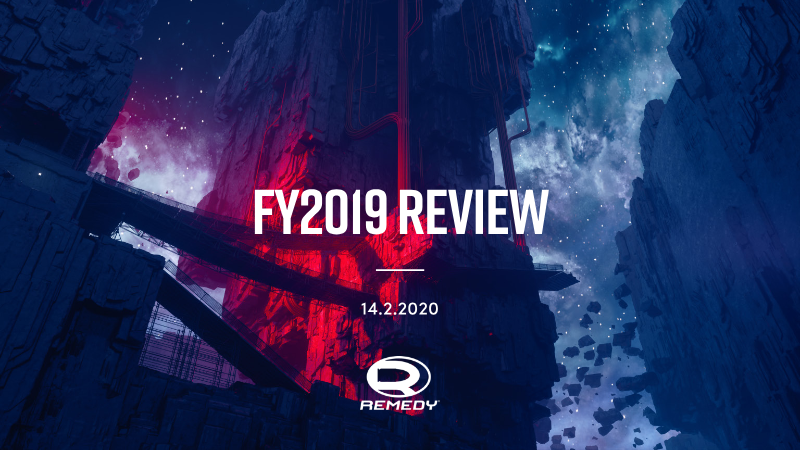 Cover of Remedy Entertainment FY2019 Financial Statement Release: Presentation