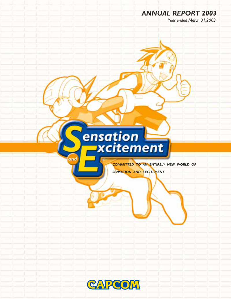 Cover of Capcom Annual Report 2003