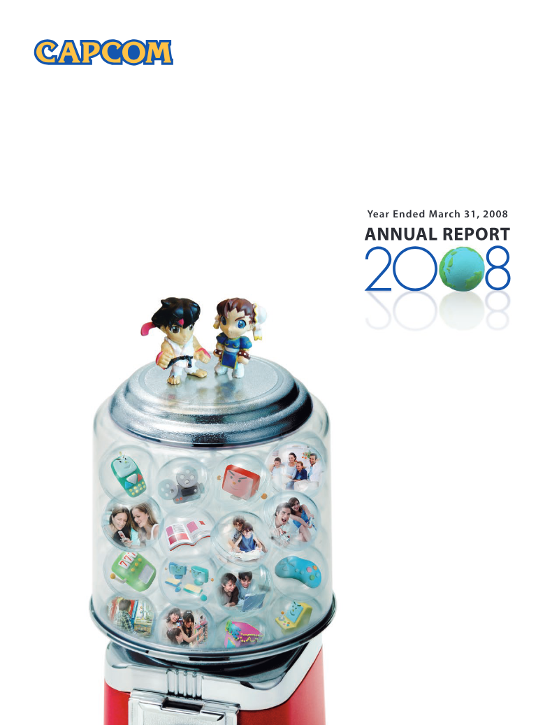 Cover of Capcom Annual Report 2008