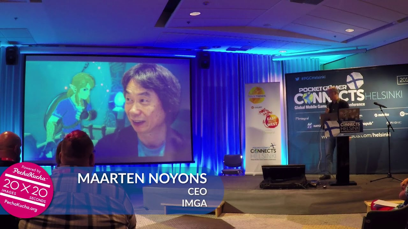 Cover of PGC Helsinki 2018 Pecha Kucha sessions: IMGA's Maarten Noyons