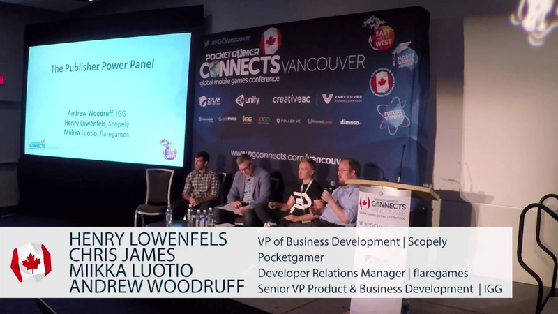 Cover of Trends in mobile game publishing with Scopely, Flaregames and IGG