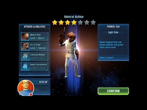 Cover of Unlocking Admiral Ackbar in SW: Galaxy of Heroes