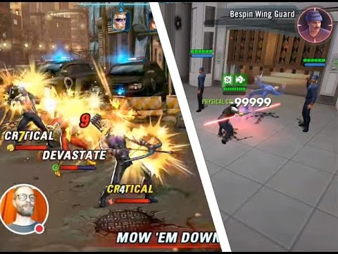 Cover of Marvel: Avengers Alliance 2 vs Star Wars: Galaxy of Heroes