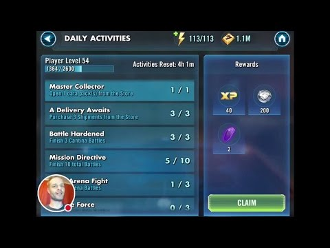 Cover of Speedtest: How long does it take to complete SW: Galaxy of Heroes' Daily Activities?