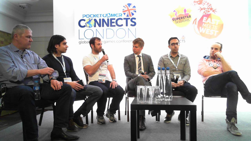 Cover of 2016 trends panel at Pocket Gamer Connects London 2016