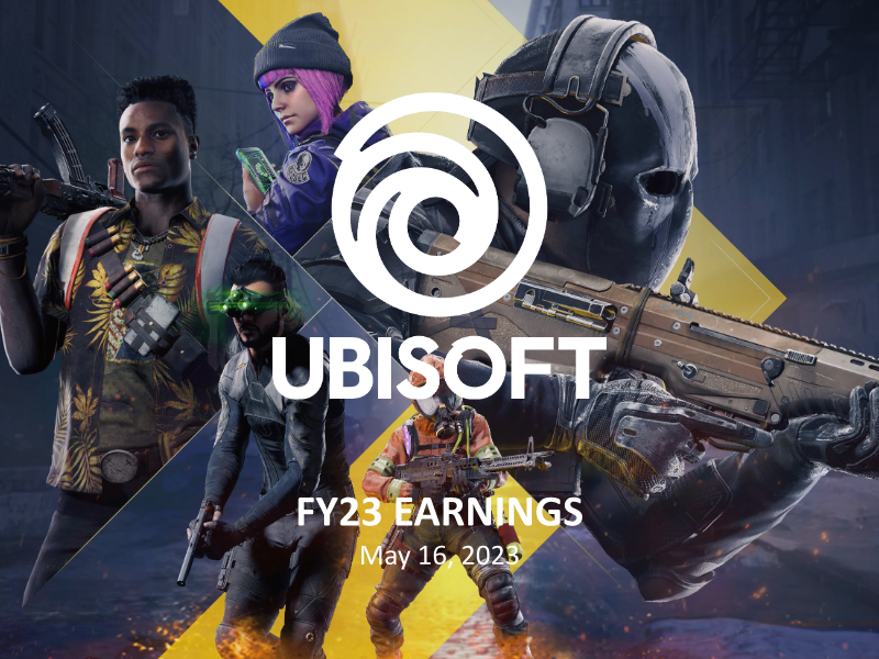 Cover of Ubisoft FY23 Earnings Results