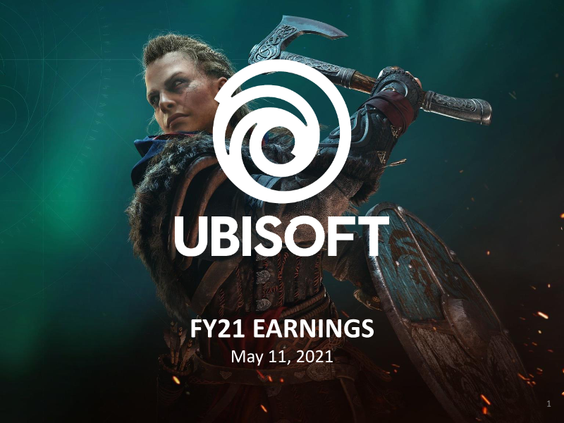 Cover of Ubisoft FY21 Earnings