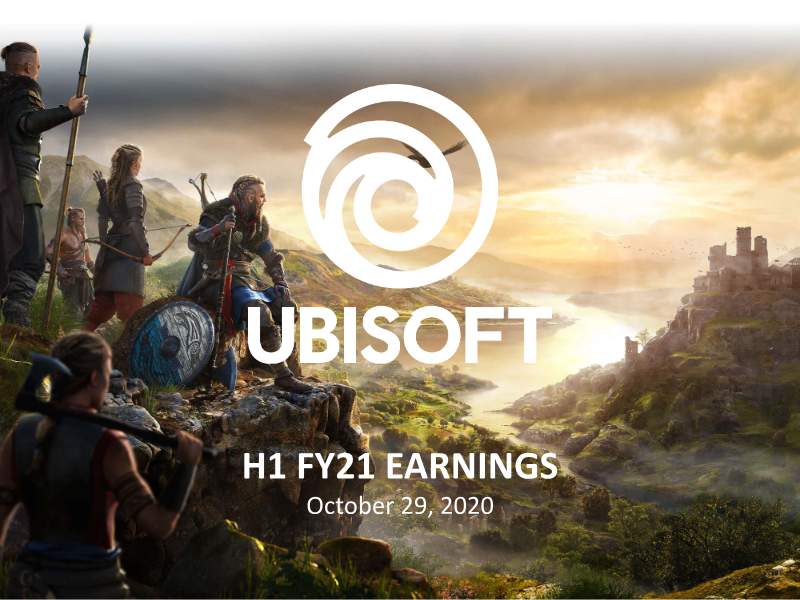 Cover of Ubisoft H1 FY21 Earnings