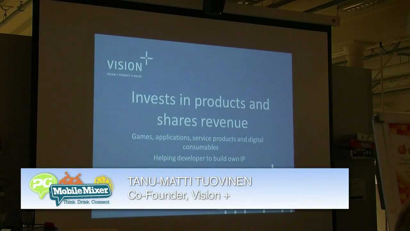 Cover of Pocket Gamer's Mobile Mixer 2012 - Tanu Matti Tuovinen from Vision +