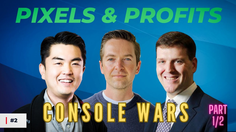 Cover of Console Wars: Microsoft vs. Sony vs. Nintendo | Pixels & Profits #2 (Part 1 of 2)