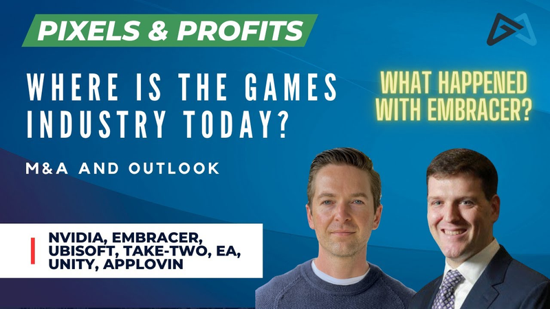 Cover of Where is the Game Industry Today? M&A and Public Game Companies | Pixels & Profits #1