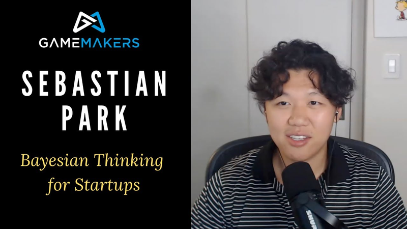 Cover of Bayesian Thinking for Startups with @SebPark