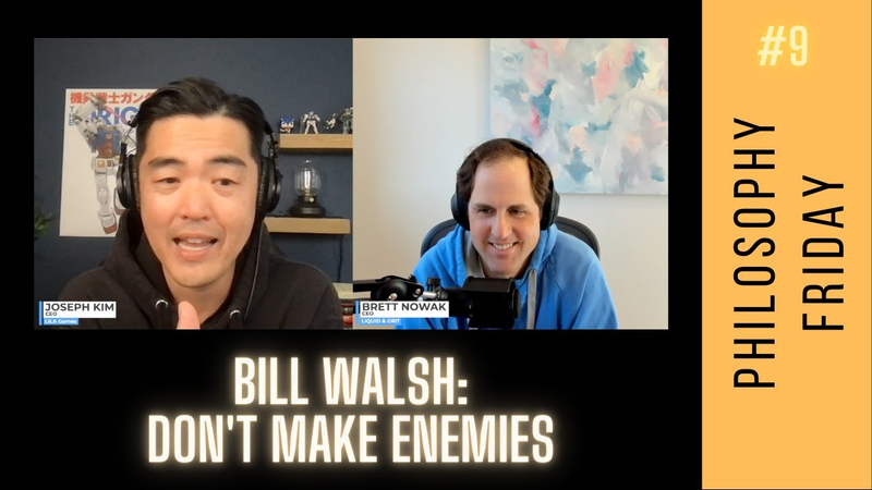 Cover of Bill Walsh | Don't Make Enemies (Philosophy Friday #9)