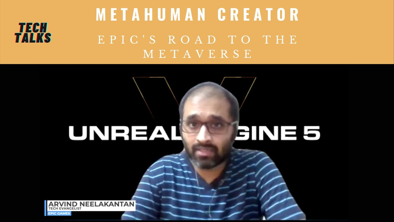 Cover of MetaHuman Creator | Epic's Road to the Metaverse ft. Arvind Neelakanan (Epic Tech Evangelist)