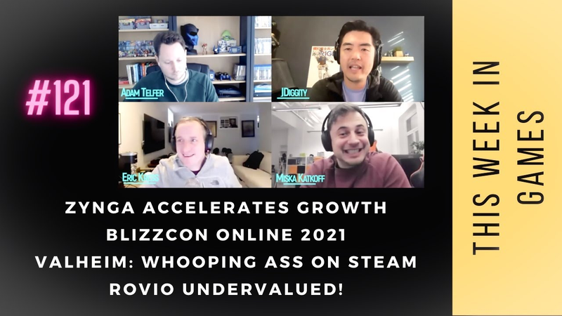 Cover of TWIG 121: BlizzCon 2021, Valheim Built By 5 Devs, Zynga Accelerates Growth, Rovio M&A Target