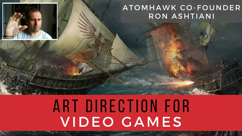 Cover of Art Director for Video Games | Ron Ashtiani (22 Years of Art)