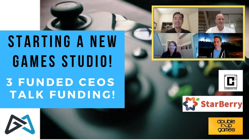 Cover of Starting a New Game Studio | 3 CEOs Talk Funding!