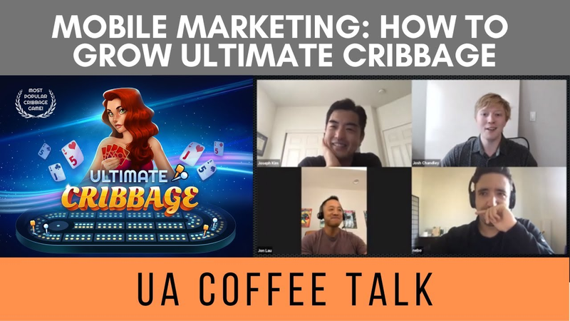 Cover of Mobile Marketing for Card Games | Growing WildCard Games Ultimate Cribbage (UA Coffee)
