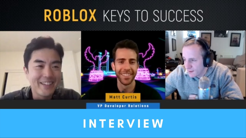 Cover of Roblox Secrets to Success! | Matt Curtis VP Developer Relations