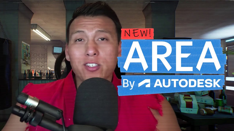 Cover of New AREA by Autodesk! Gives exposure to all artists everywhere