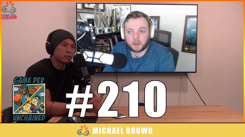 Cover of Public Relations with Michael Brown | Game Dev Unchained Episode 210