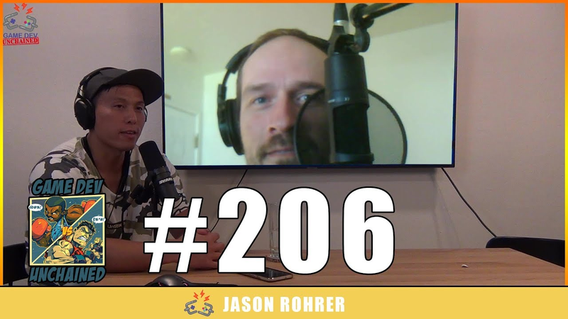 Cover of The Indie-O-Calypse with Jason Rohrer | Game Dev Unchained Episode 206