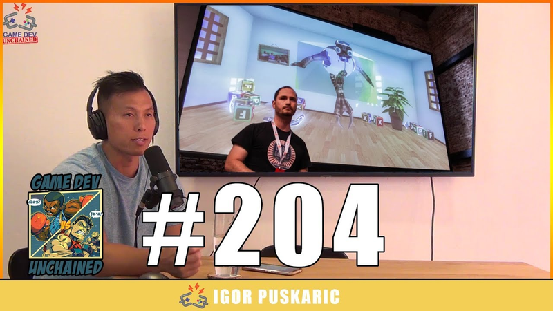 Cover of Winning with Few Resources featuring Igor Puskaric | Game Dev Unchained Episode 204