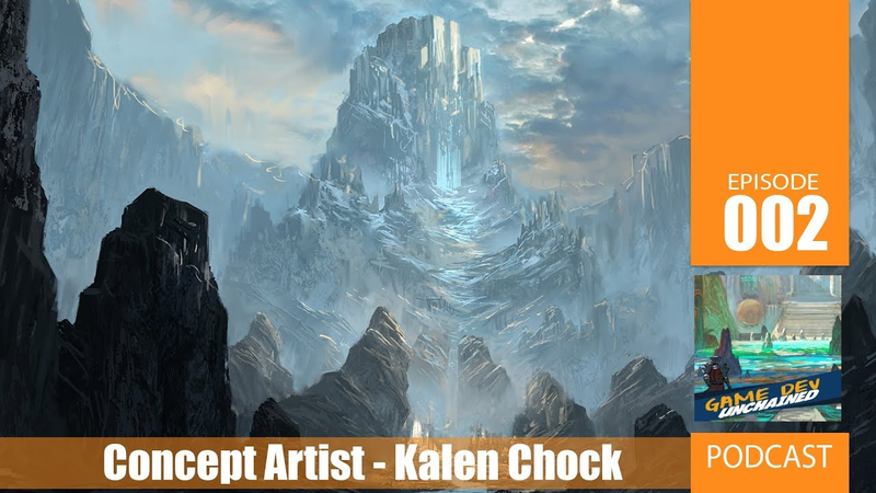 Cover of Kalen Chock on Being Successful as a Freelance Artist - Episode 2 | Game Dev Unchained Archive
