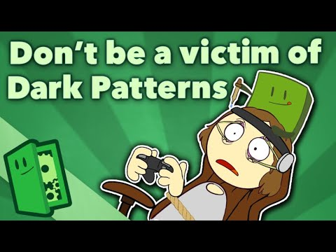 Cover of Don't be a Victim of Dark Patterns! - Game Design - Extra Credits