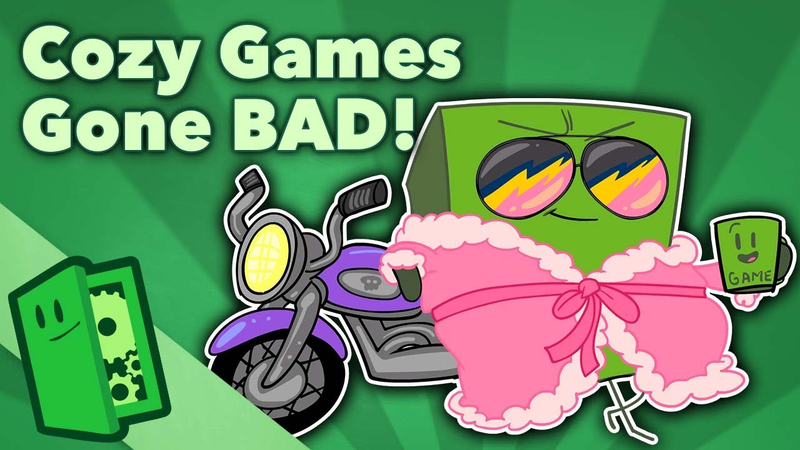 Cover of Cozy Games Gone Bad - Classifying Wholesome Games - Extra Credits