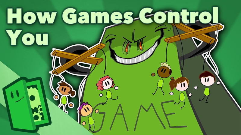 Cover of How Games Control You - Compulsive Design in Games - Extra Credits