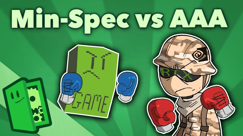 Cover of Min-Spec vs AAA - The Secret Accessibility of the PC - Extra Credits
