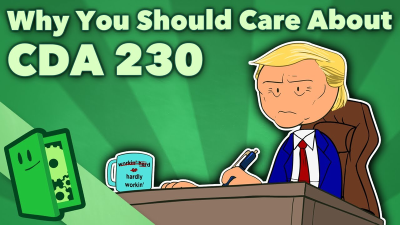 Cover of Why You Should Care About CDA 230 - Platform Responsibility & Free Speech - Extra Credits