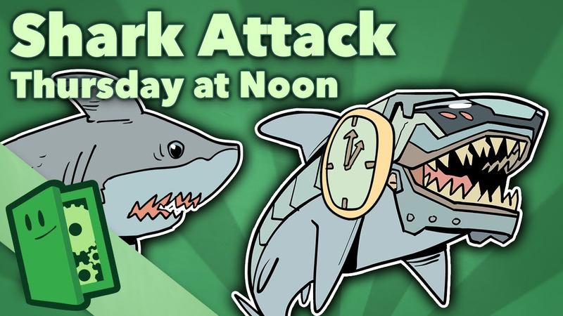Cover of Shark Attack! Thursday at Noon - Variable Ratio & Interval Schedules - Extra Credits