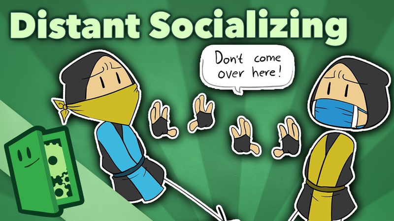 Cover of Distant Socializing - Gaming in the Time of COVID - Extra Credits